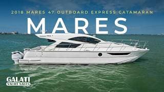 2018 Mares 47 Catamaran For Sale – Quad Suzuki 350s, 50+ Knots, Foil-Assisted