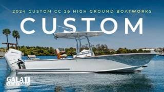 2024 High Ground Boatworks 26 For Sale – Mercury V10 350, Cold-Molded Classic